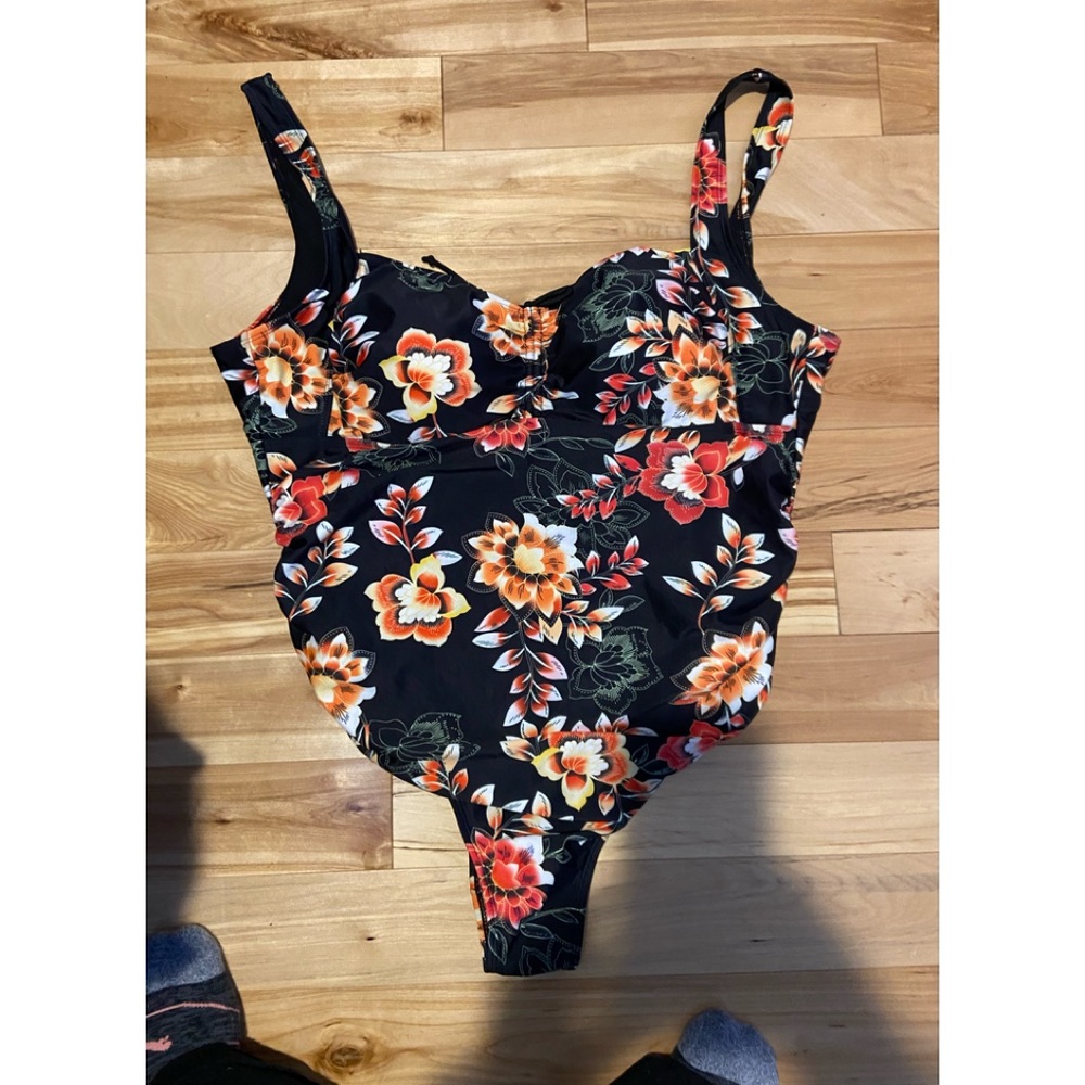 floral swimsuit